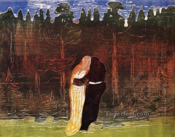  Munch Pintura al %C3%B3leo - Hacia el bosque II 1915 Edvard Munch